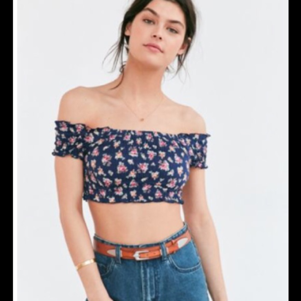Urban outfitters off shoulder top